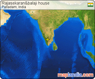 Rajasekaran&balaji house satellite map