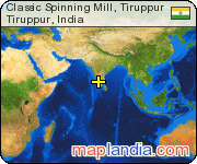 Classic Spinning Mill, Tiruppur satellite map