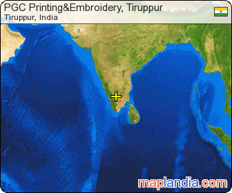 PGC Printing&Embroidery, Tiruppur  satellite map