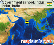 Government school, Indur satellite map