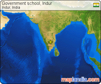 Government school, Indur satellite map