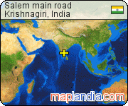Salem main road satellite map