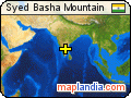 Syed Basha Mountain satellite map