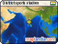 District sports stadium satellite map