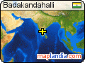 Badakandahalli satellite map