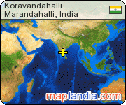 Koravandahalli satellite map