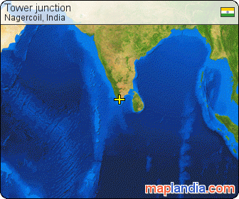 Tower junction satellite map