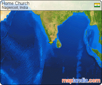 Home Church satellite map