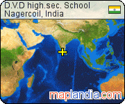 D.V.D high.sec. School satellite map