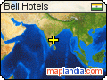 Bell Hotels satellite map