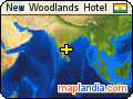 New Woodlands Hotel satellite map