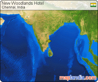 New Woodlands Hotel satellite map