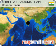 SHREE VISHVKARMA TEMPLE satellite map