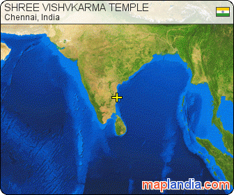 SHREE VISHVKARMA TEMPLE satellite map