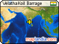 VelathaKoil Barrage satellite map