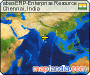 abas ERP-Enterprise Resource satellite map
