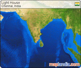 Light House satellite map