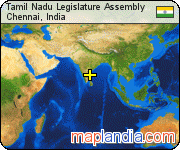 Tamil Nadu Legislature Assembly satellite map