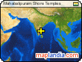 Mahabalipuram Shore Temples satellite map