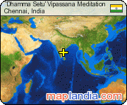  'Dhamma Setu' Vipassana Meditation satellite map