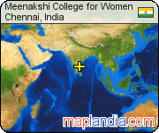 Meenakshi College for Women satellite map