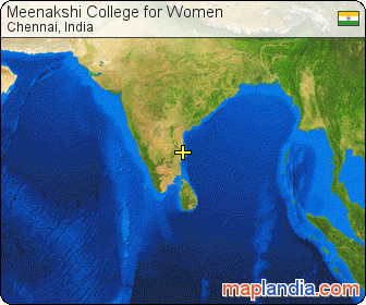 Meenakshi College for Women satellite map