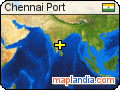 Chennai Port satellite map