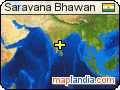 Saravana Bhawan satellite map