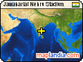 Jawaharlal Nehru Stadium satellite map