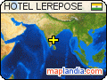 HOTEL LEREPOSE satellite map