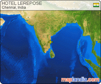 HOTEL LEREPOSE satellite map