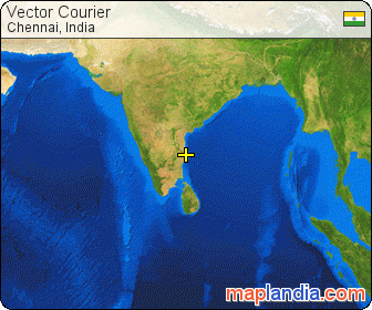Vector Courier's map homepage