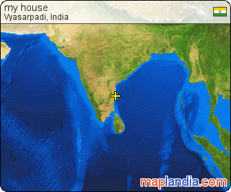 my house satellite map