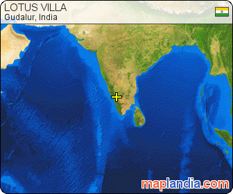 LOTUS VILLA satellite map