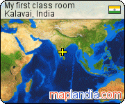 My first class room satellite map