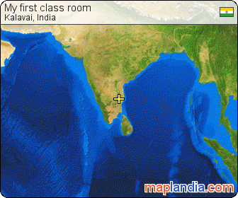 My first class room satellite map