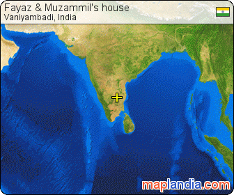 Fayaz & Muzammil's house satellite map