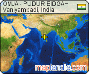 OMJA - PUDUR EIDGAH satellite map