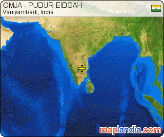 OMJA - PUDUR EIDGAH satellite map