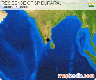 RESIDENSE OF SP DURAIRAJ satellite map