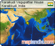 Karaikudi Vegupattiar House satellite map