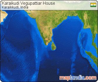 Karaikudi Vegupattiar House satellite map