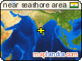 near seashore area satellite map