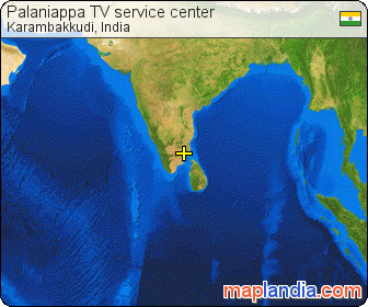 Palaniappa TV service center satellite map