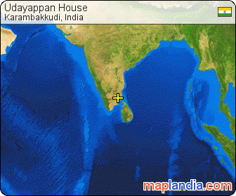 Udayappan House satellite map
