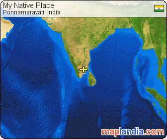 My Native Place satellite map
