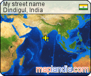 My street name satellite map