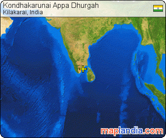 Kondhakarunai Appa Dhurgah satellite map