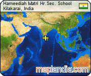 Hameediah Matri Hr.Sec. School satellite map
