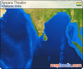 Apsara Theatre satellite map